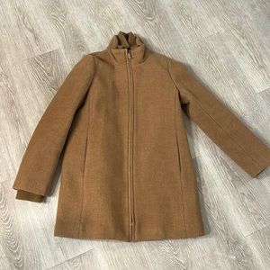 Jcrew camel wool coat
